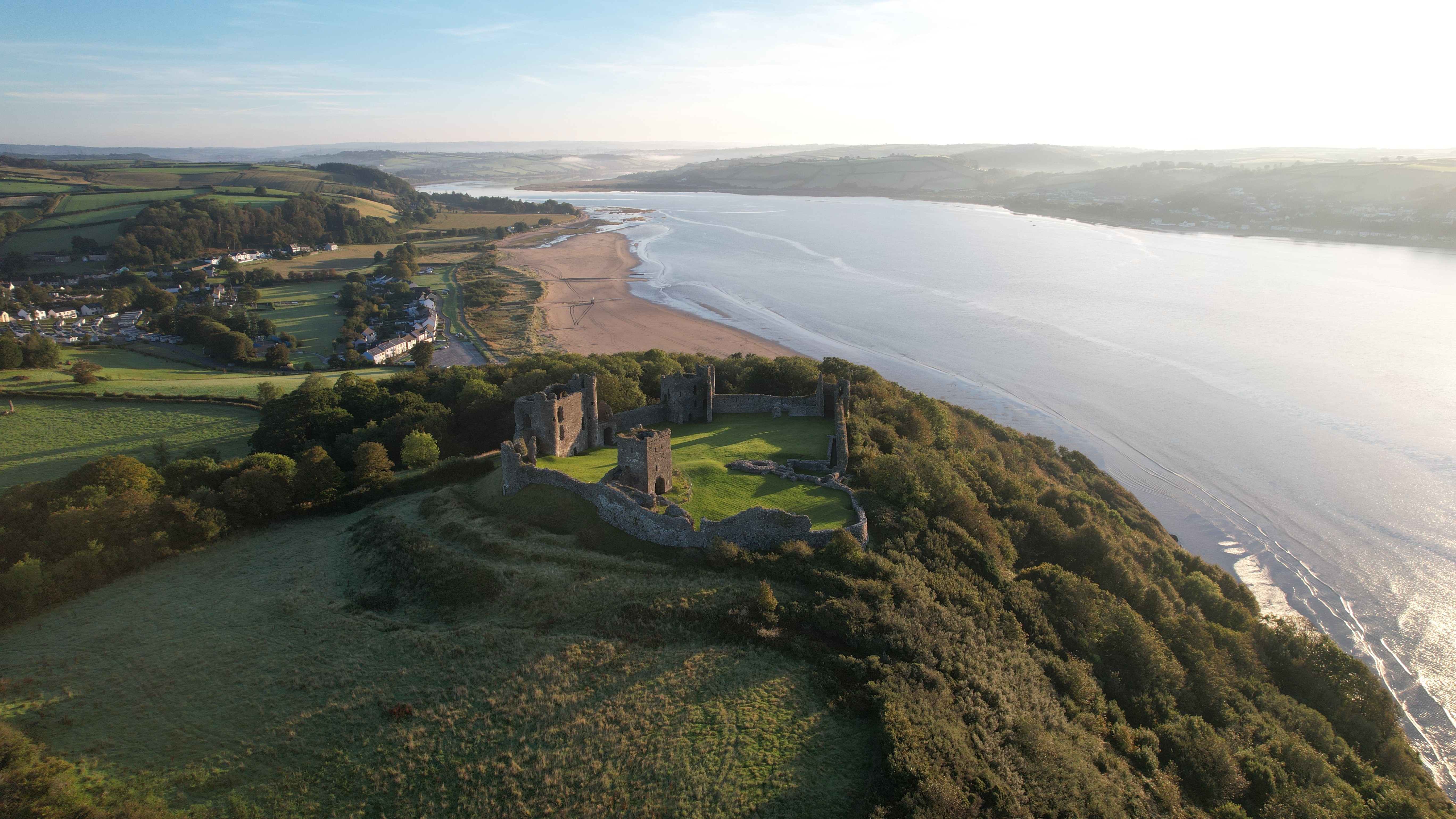 Bridge and colourful houses in Llandeilo