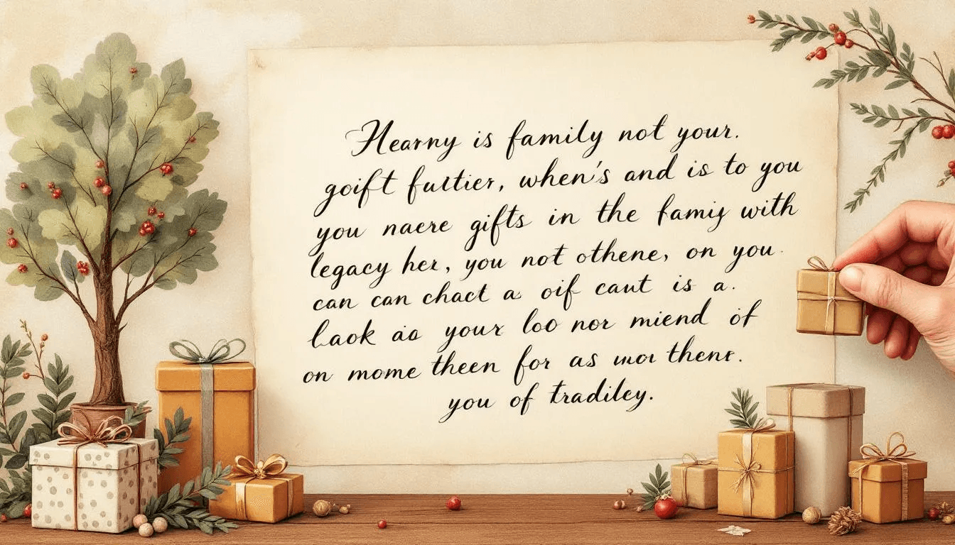 Alternatives to early inheritance gifts being discussed.