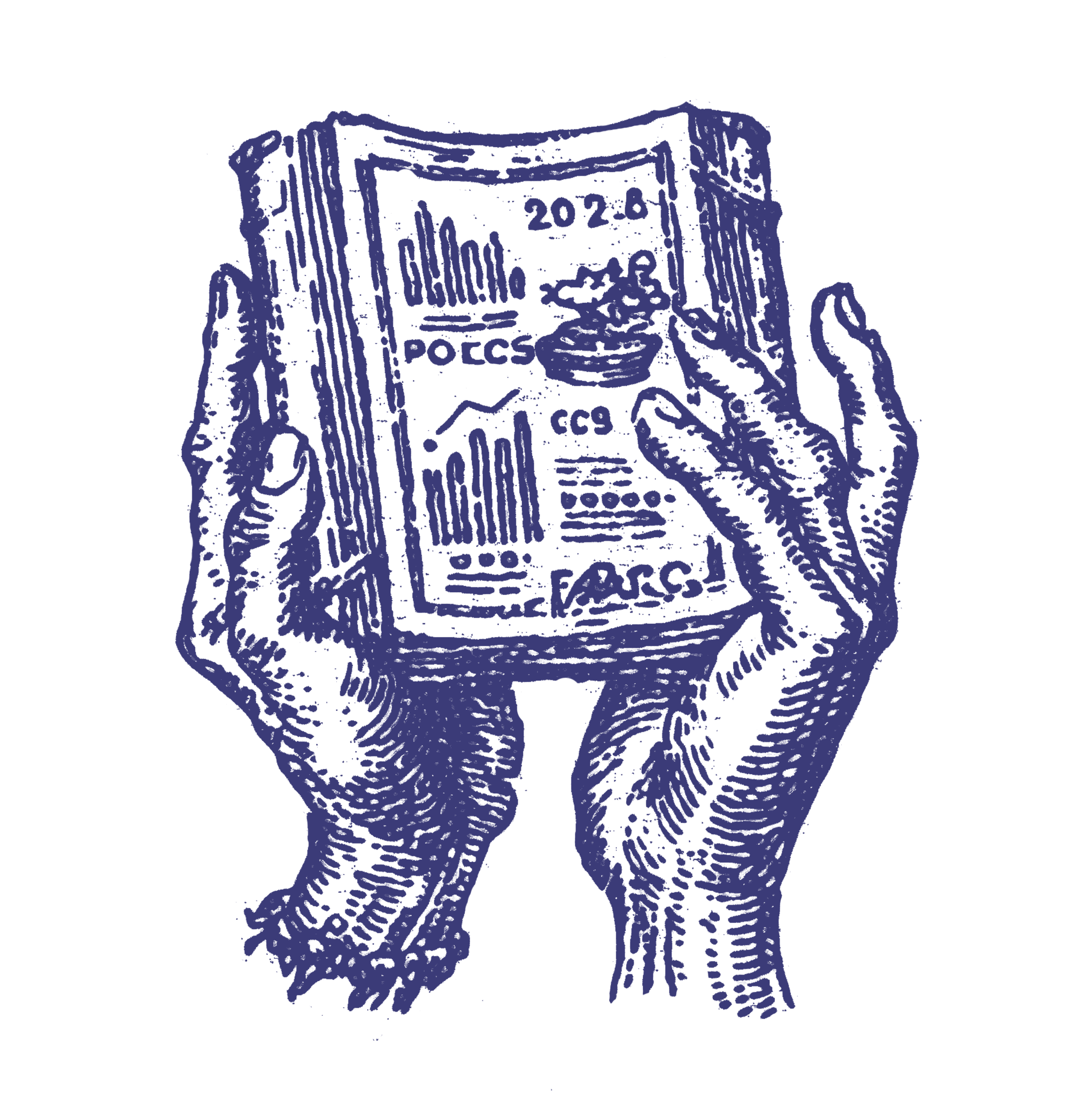 Three people in conversation with warm lighting, including a person wearing a hat and another person wrapped in what appears to be a textured shawl or sweater.