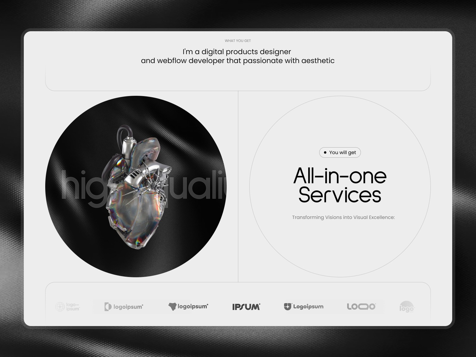 Alex Portz — 高级暗黑黑白极简创意机构官网设计灵感