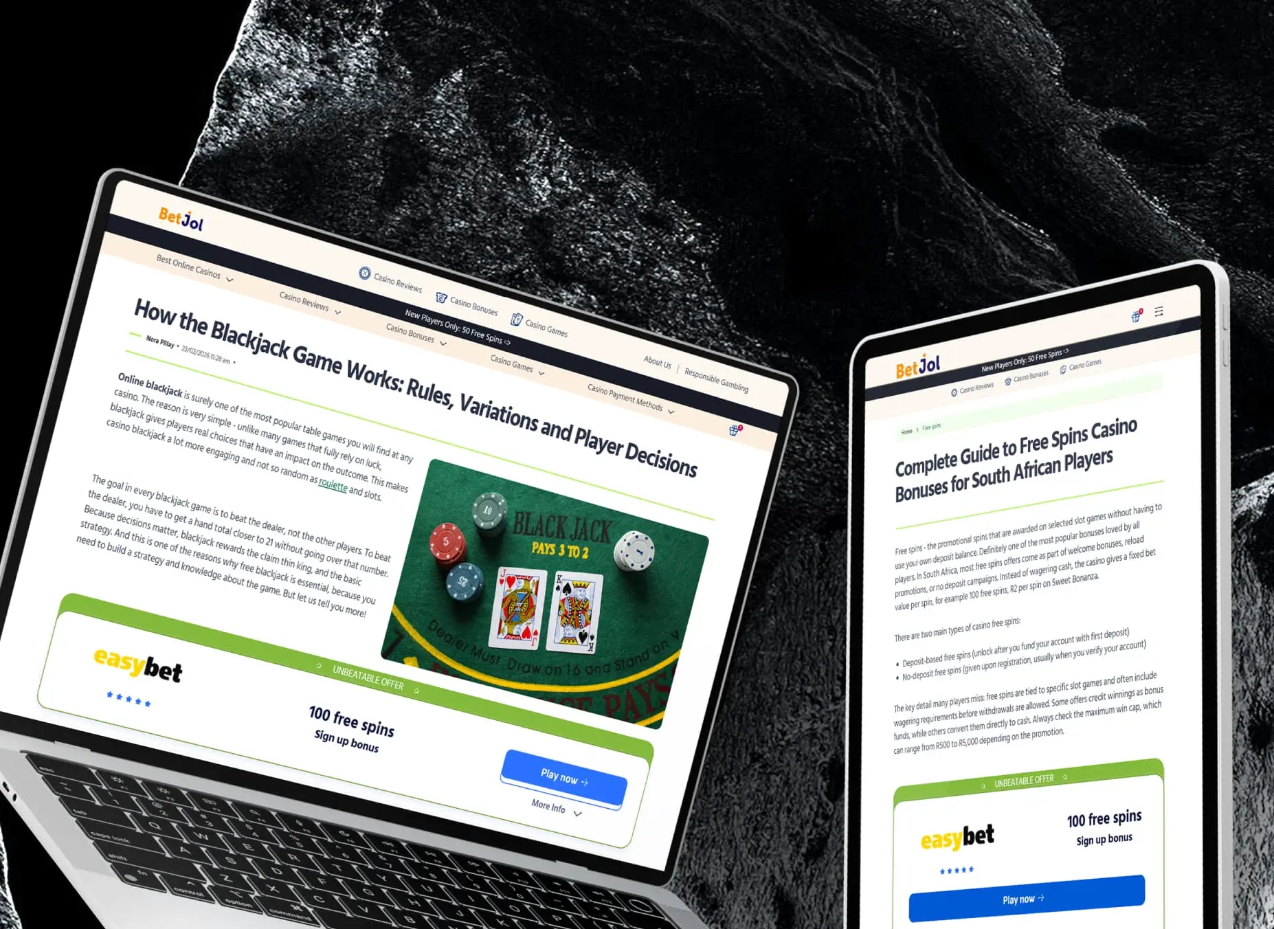 BetJol website image