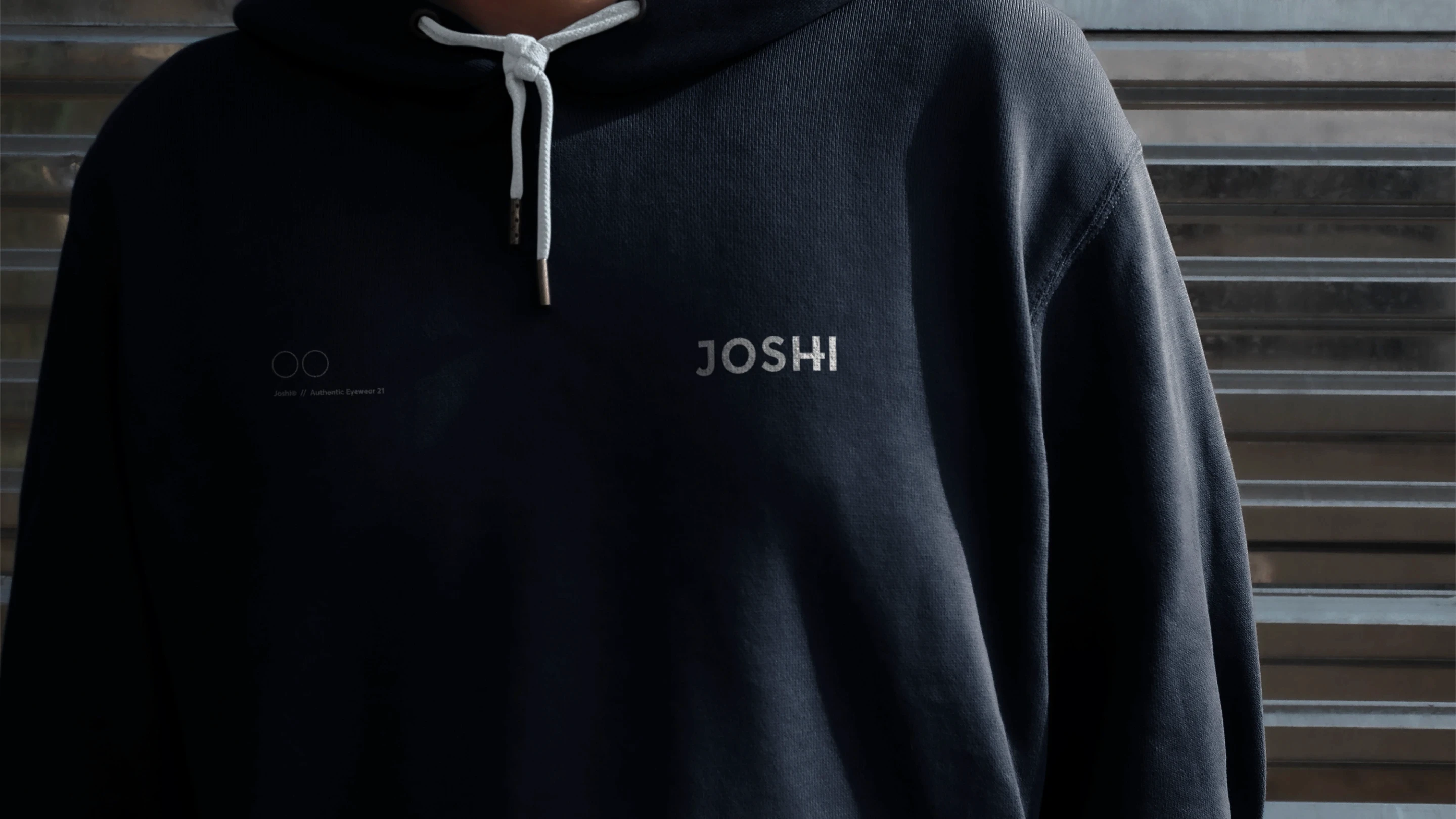 Dark sweater with logo