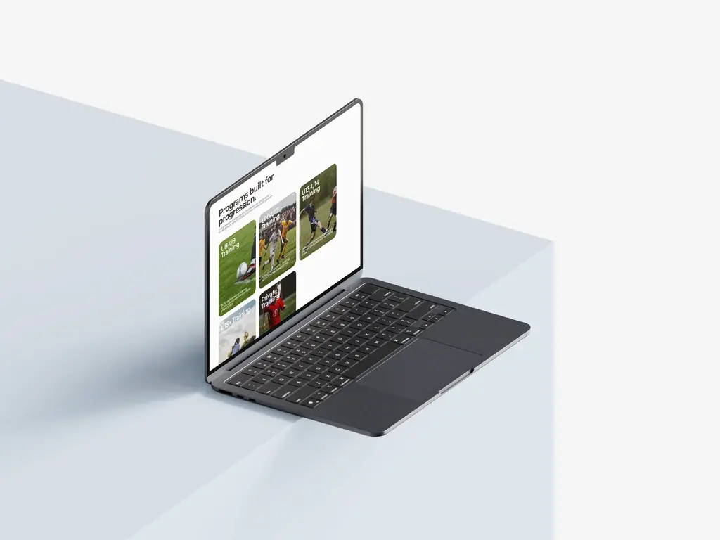 Halberg Academy Programs Mockup