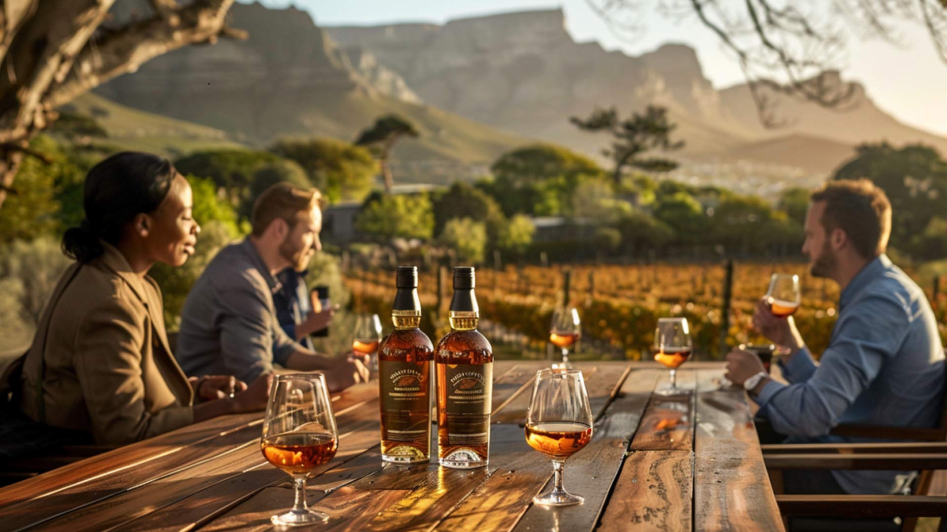 whiskey tasting in South Africa in the Cape Winelands