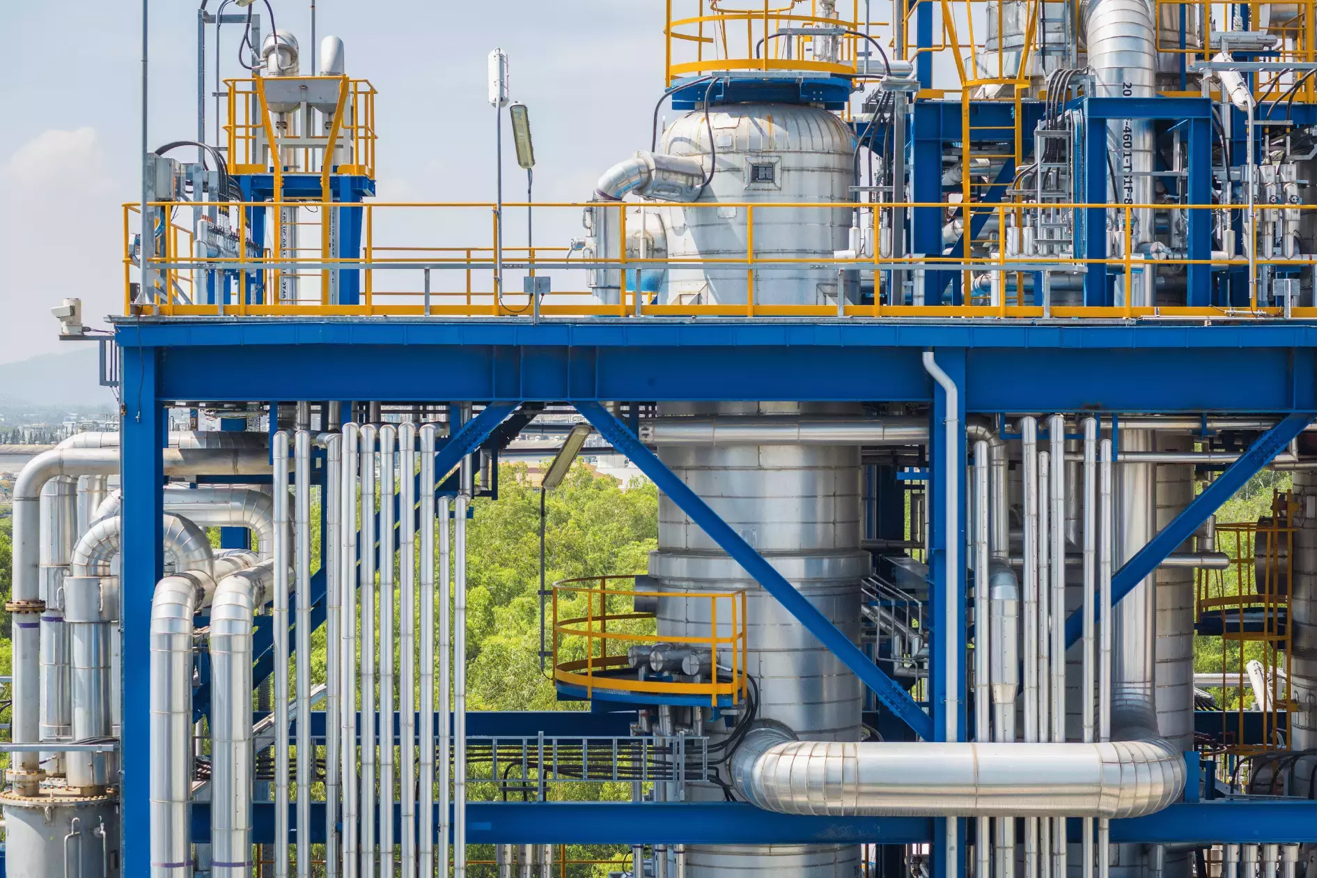 chemical processing plant, image