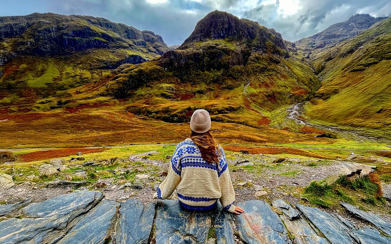 Loch Ness with surrounding Highlands landscape on Edinburgh day trip
