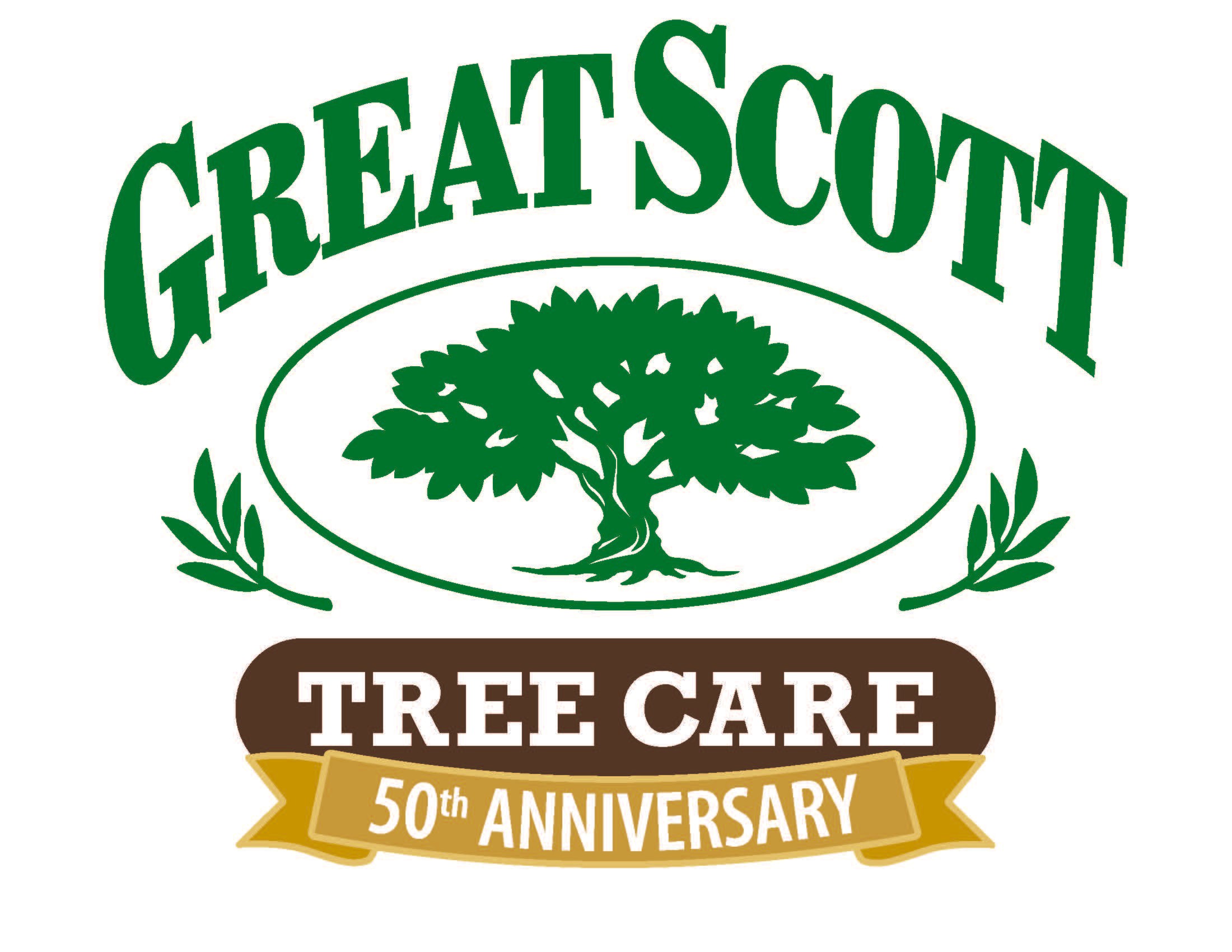 Great Scott Tree Care 50th Anniversary logo