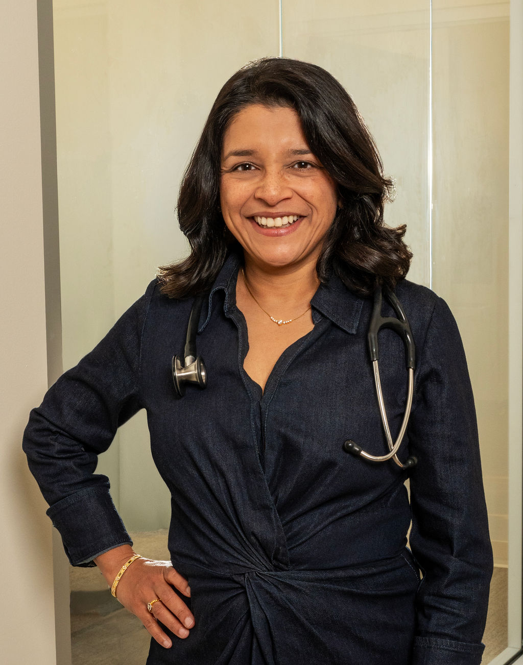 Dr. J, Harper Health physician, providing relationship-centered preventive care.