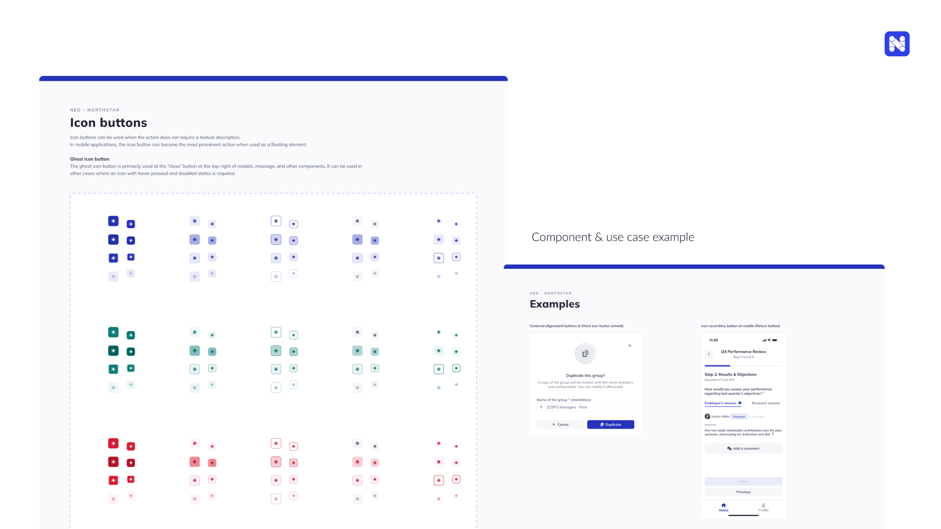 Overview of the Design System components