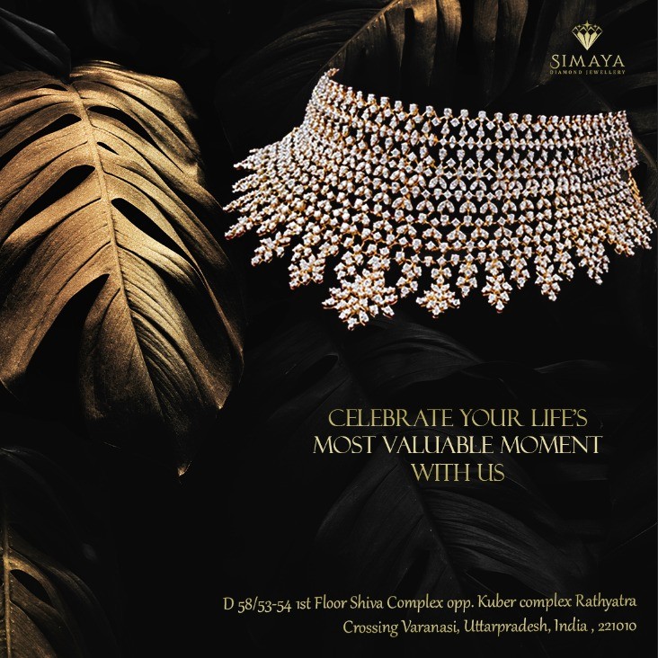 Elegant jewellery brand poster design showcasing luxurious gold accessories with artistic typography and refined aesthetic