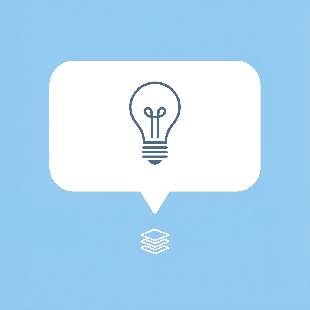 Speech bubble containing the concept of classroom environment as the third teacher in a child's learning experience