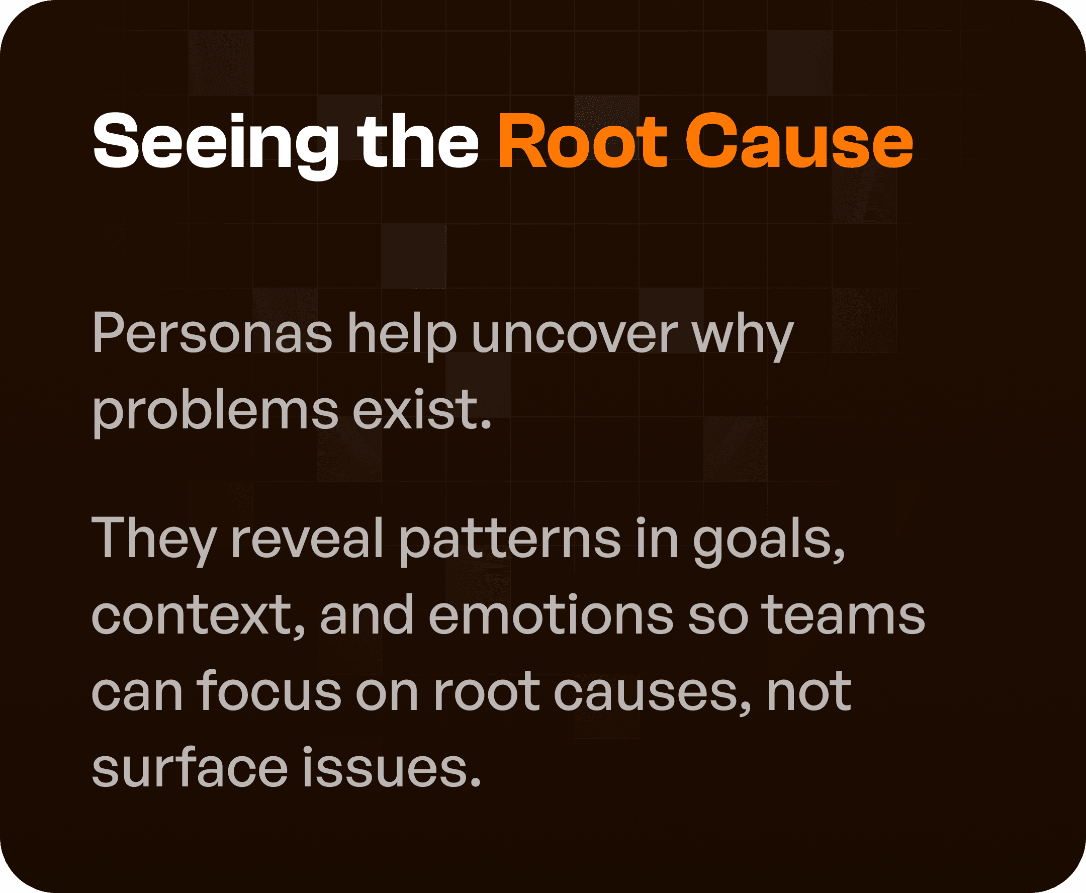 Seeing the Root Cause supporting Image