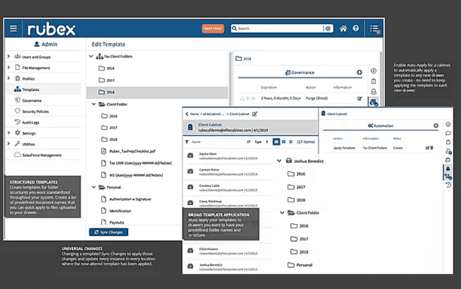 enterprise document management in eFileCabinet