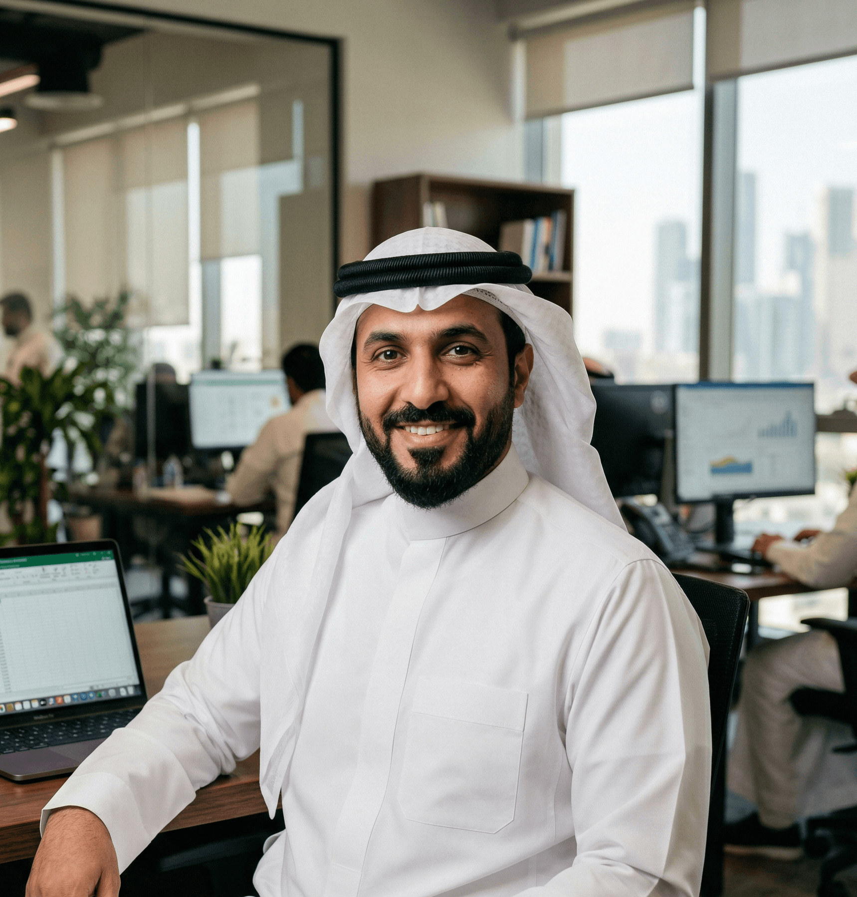 رجل أعمال واقف