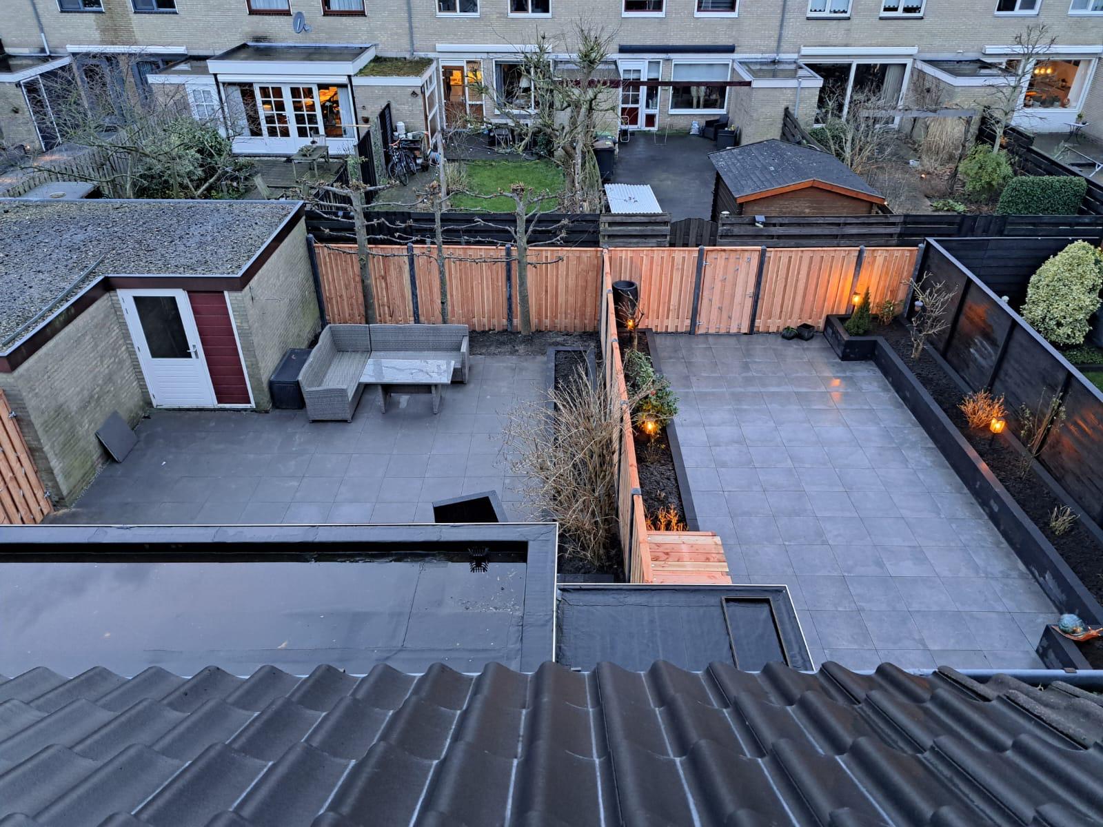 complete tuin renovatie before