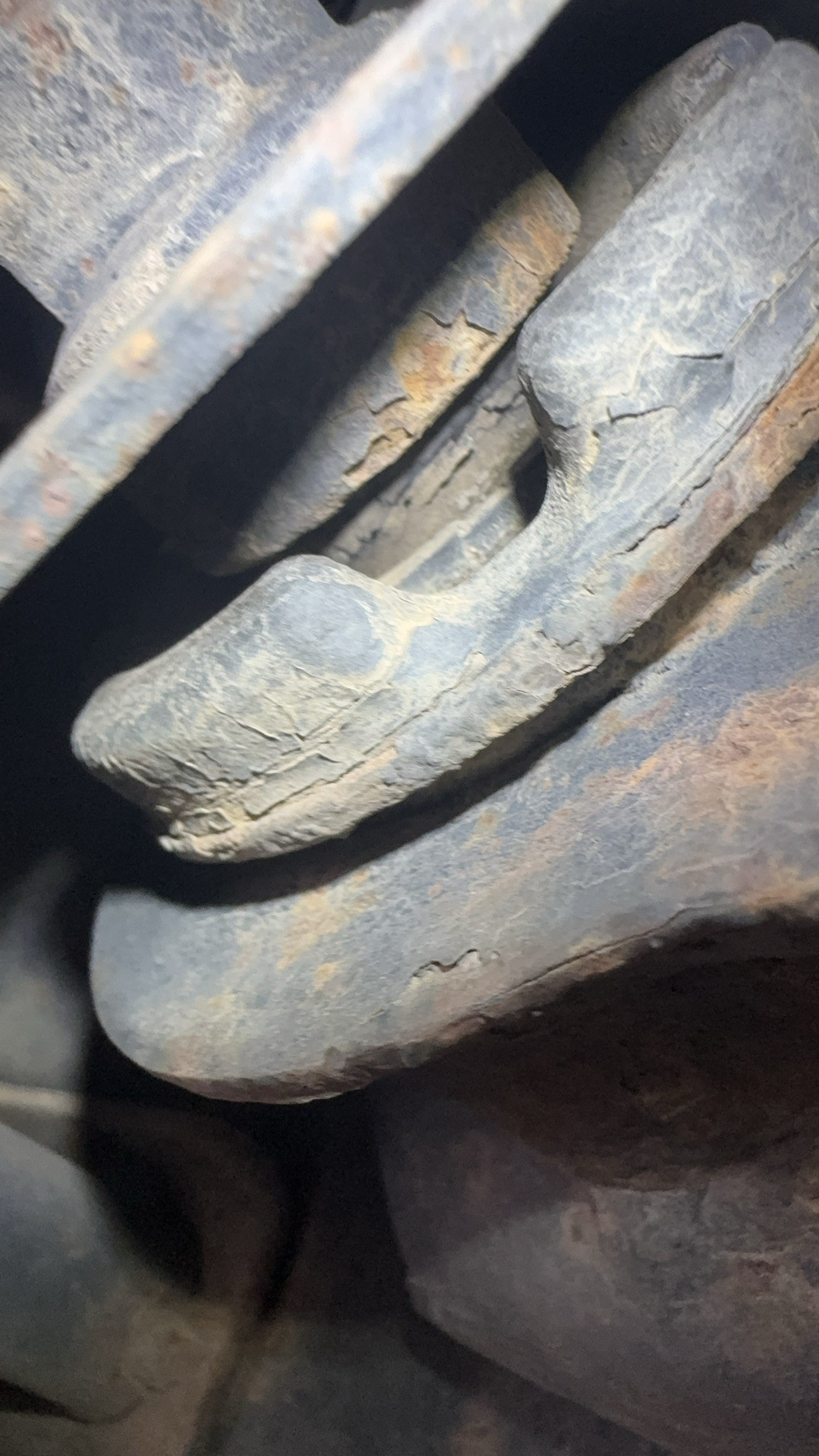 Lower control arm bushing on the F-150, torn and cracking
