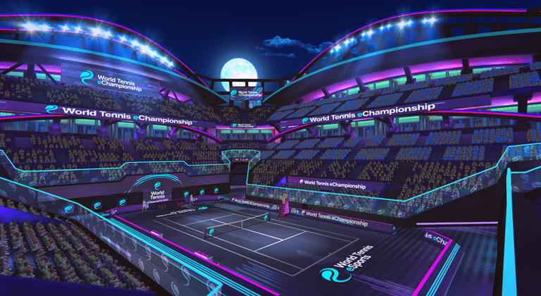 Virtual tennis matches with realistic player movements