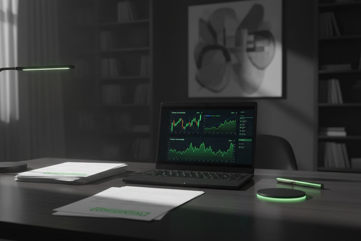 Filled training log on desk