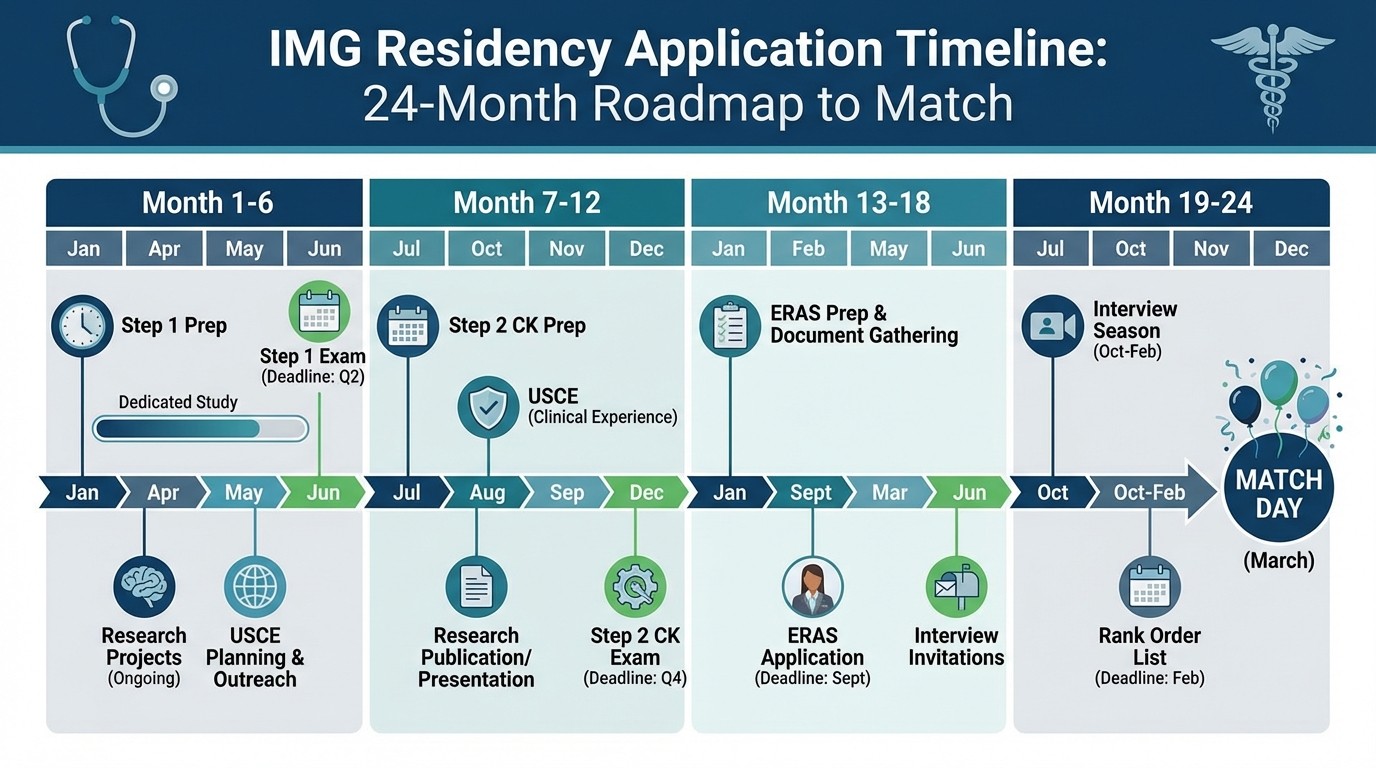 IMG Residency Application Timeline for 2026 Match