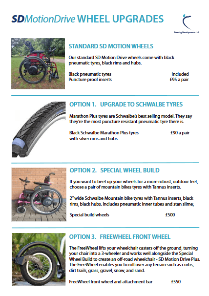 Image of Drive wheel options