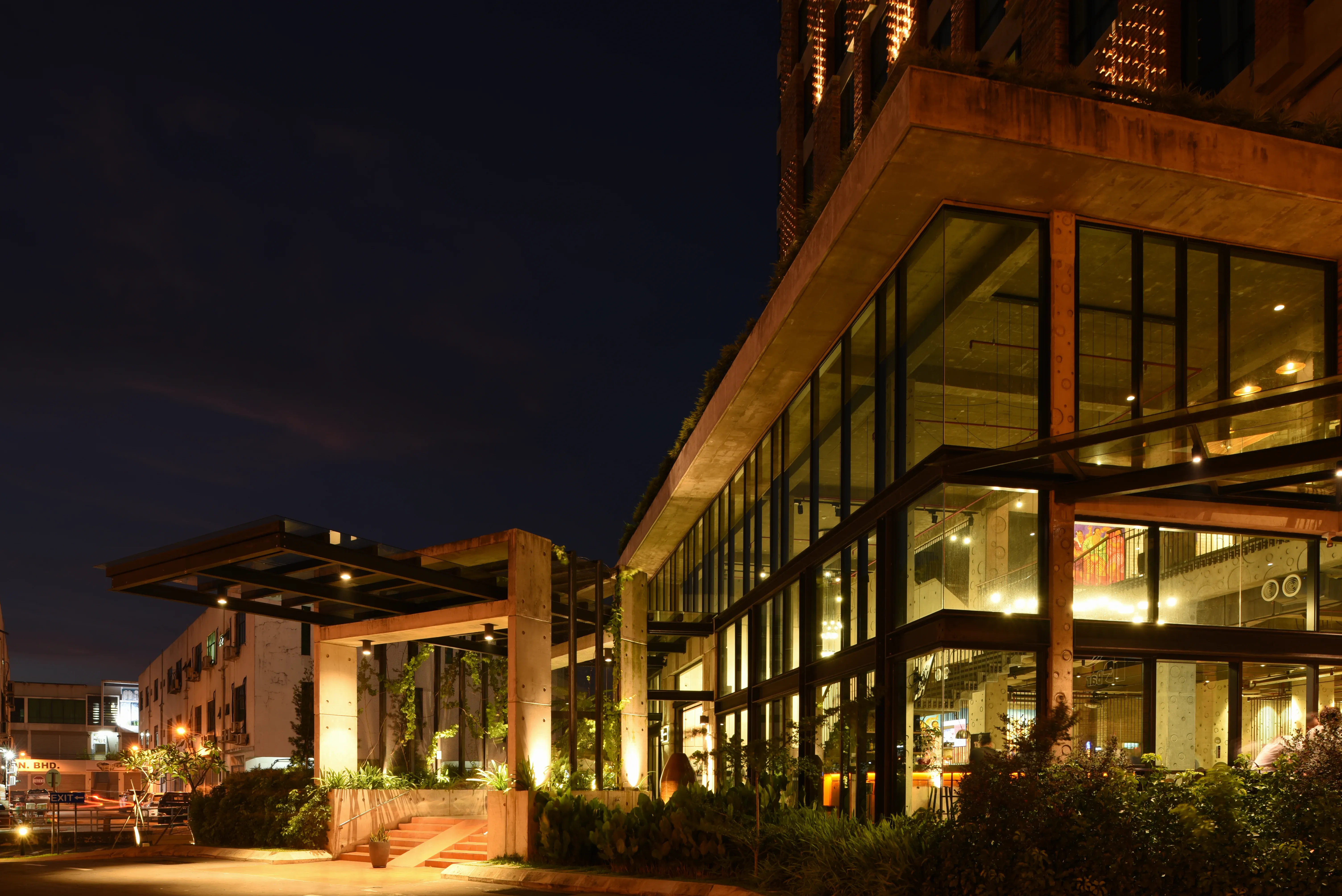 Exterior view of Ibis Style Hotel project by Asima Architects