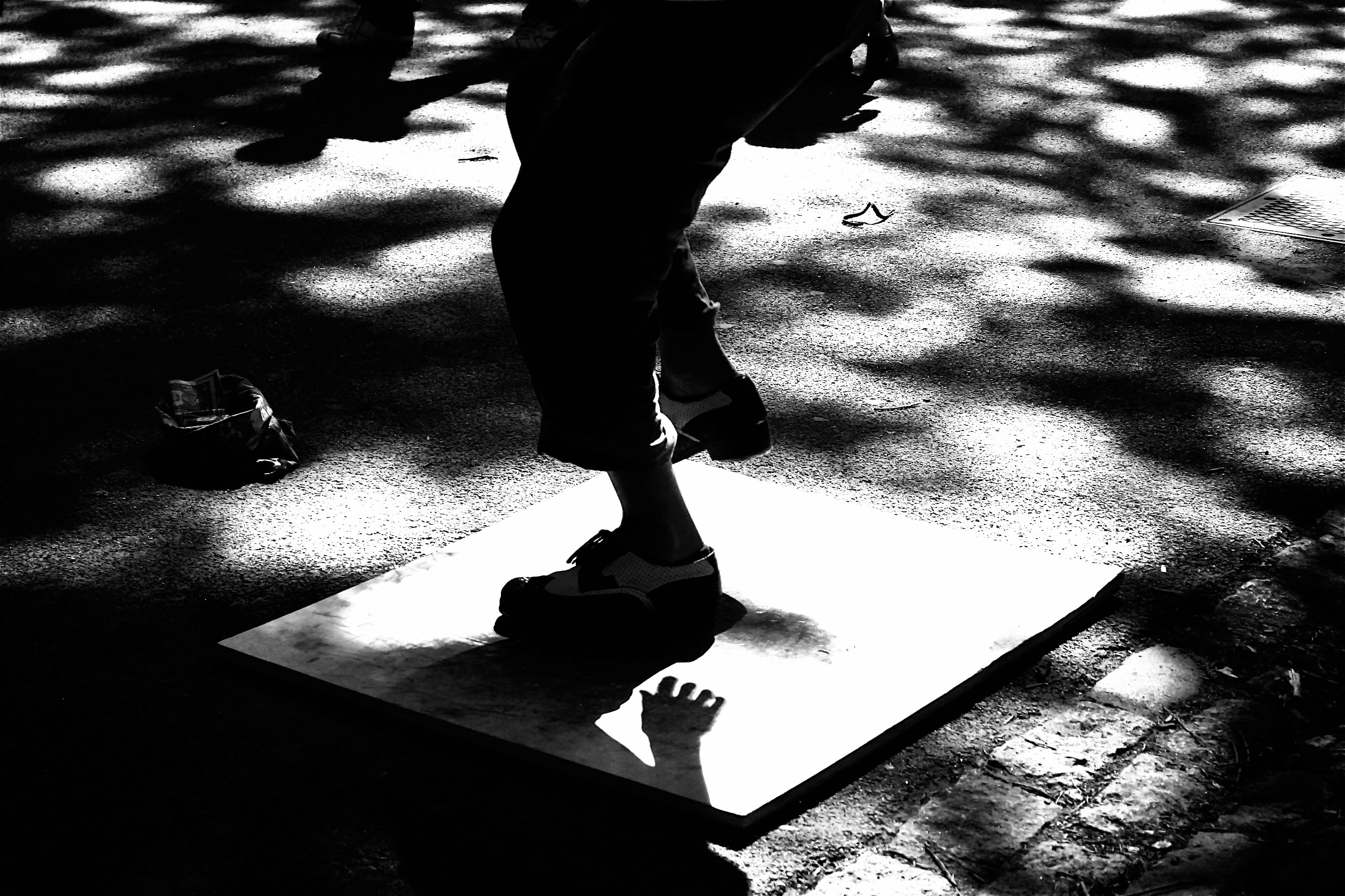 a skateboarder going down a ramp