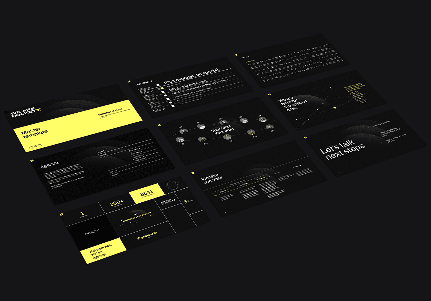 Master Template Examples