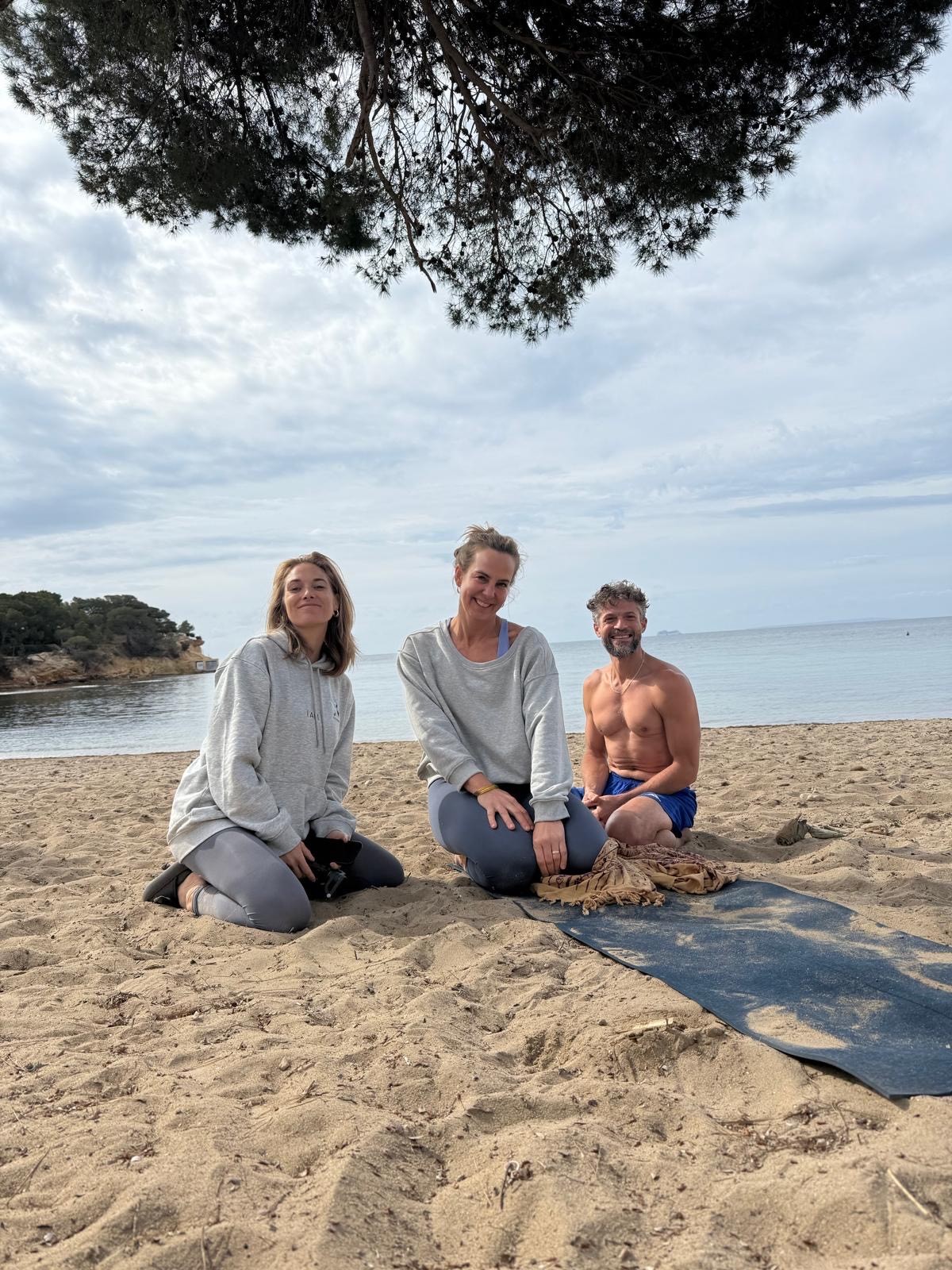 Charlotte met de organisatie van een retreat