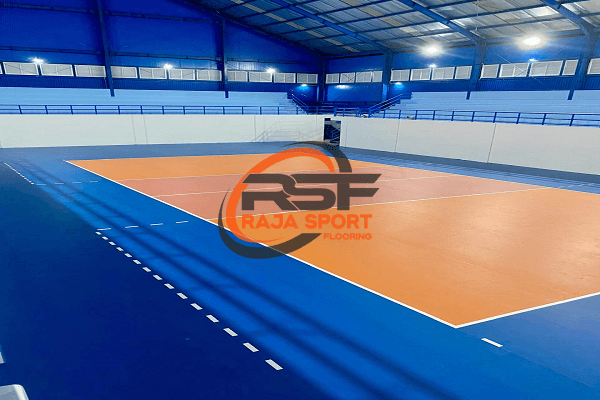 Lantai Lapangan Voli Indoor