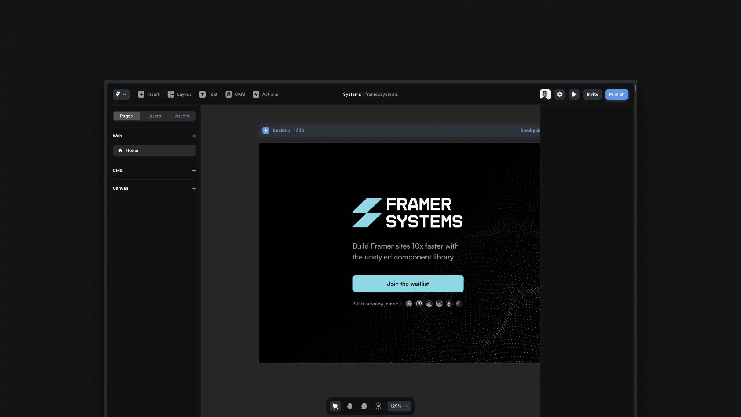 framer fehlanzeige funktioniert nicht
