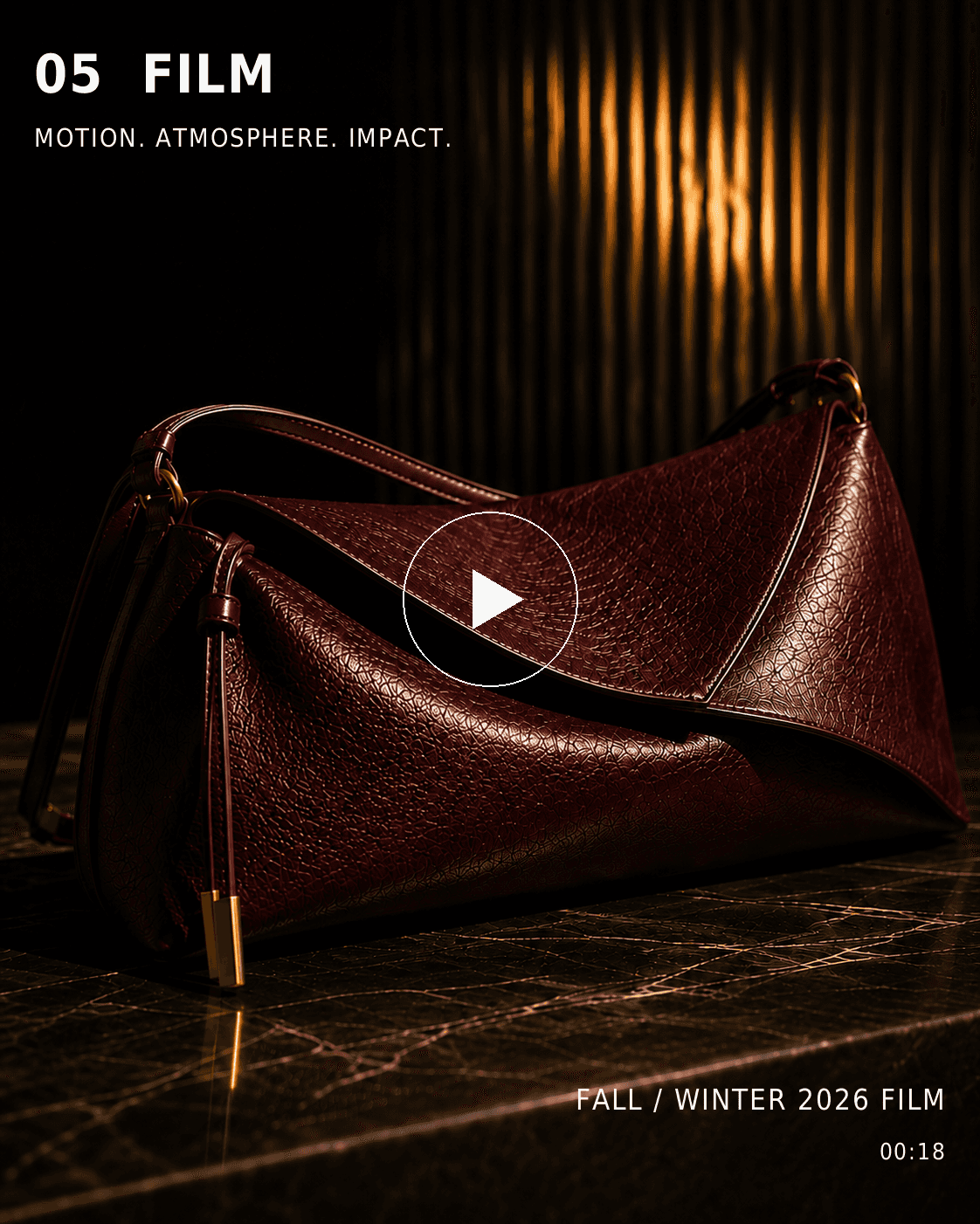 Editorial beauty and fashion campaign