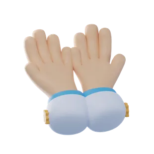 Free 3D dua hands icon for Ramadan