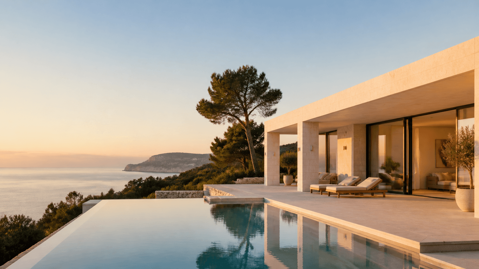 Exterior view of Poolside Villa