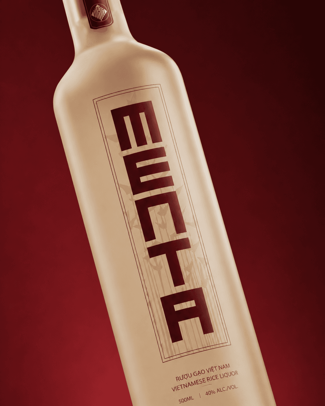Bottle of Vietnamese rice liquor