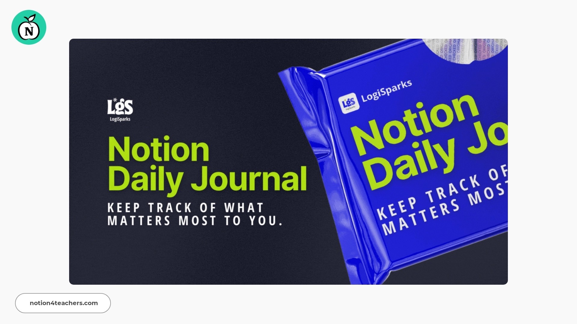 Notion Daily Journal by LogiSparks