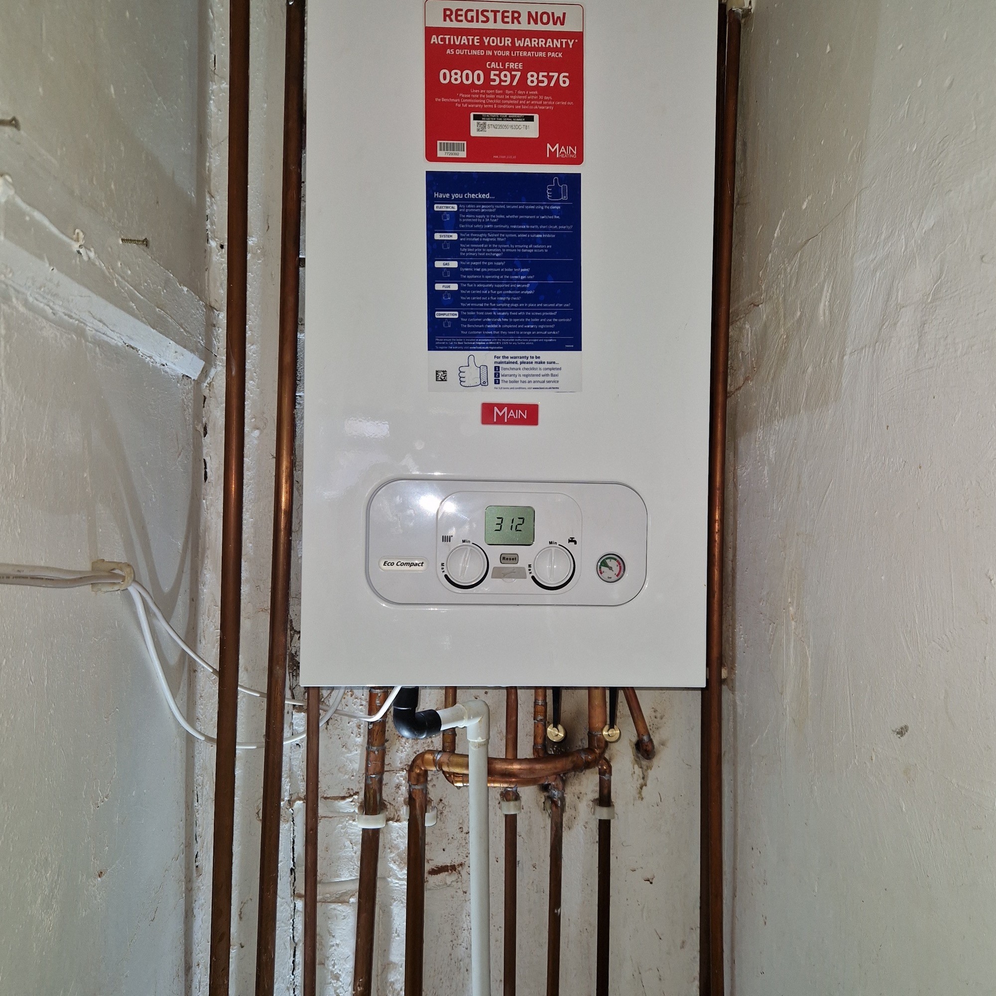 Recent gas and heating work by Mitchell's Gas Solutions
