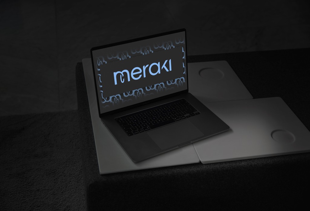 meraki on laptop screen
