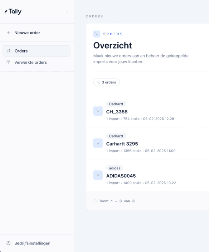 An image of Freelio's project ui