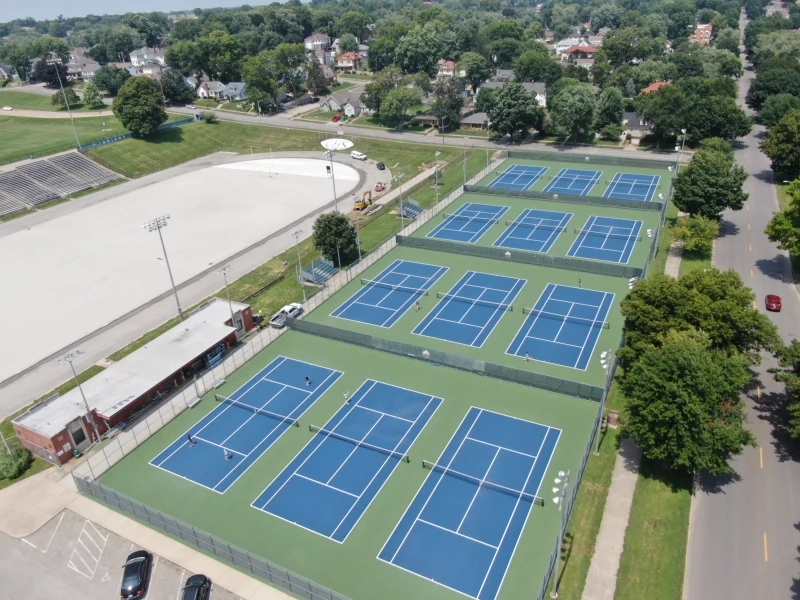 Fresh Start for St. Joseph’s 12 Tennis Courts