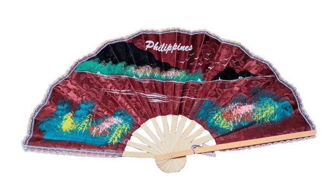 Foldable Fan with Filipino design
