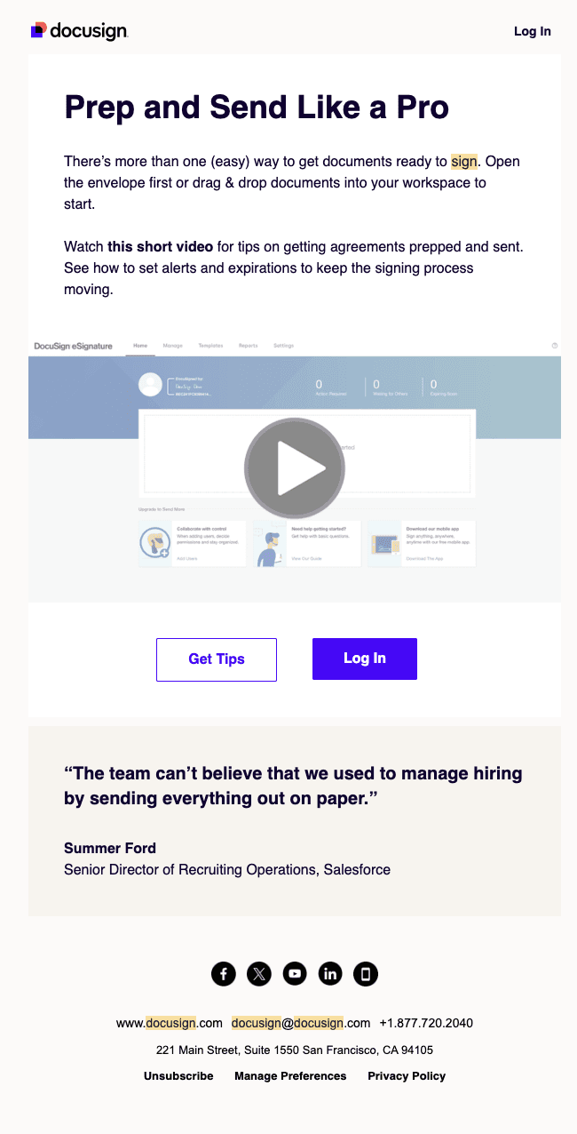 Activation Email SaaS