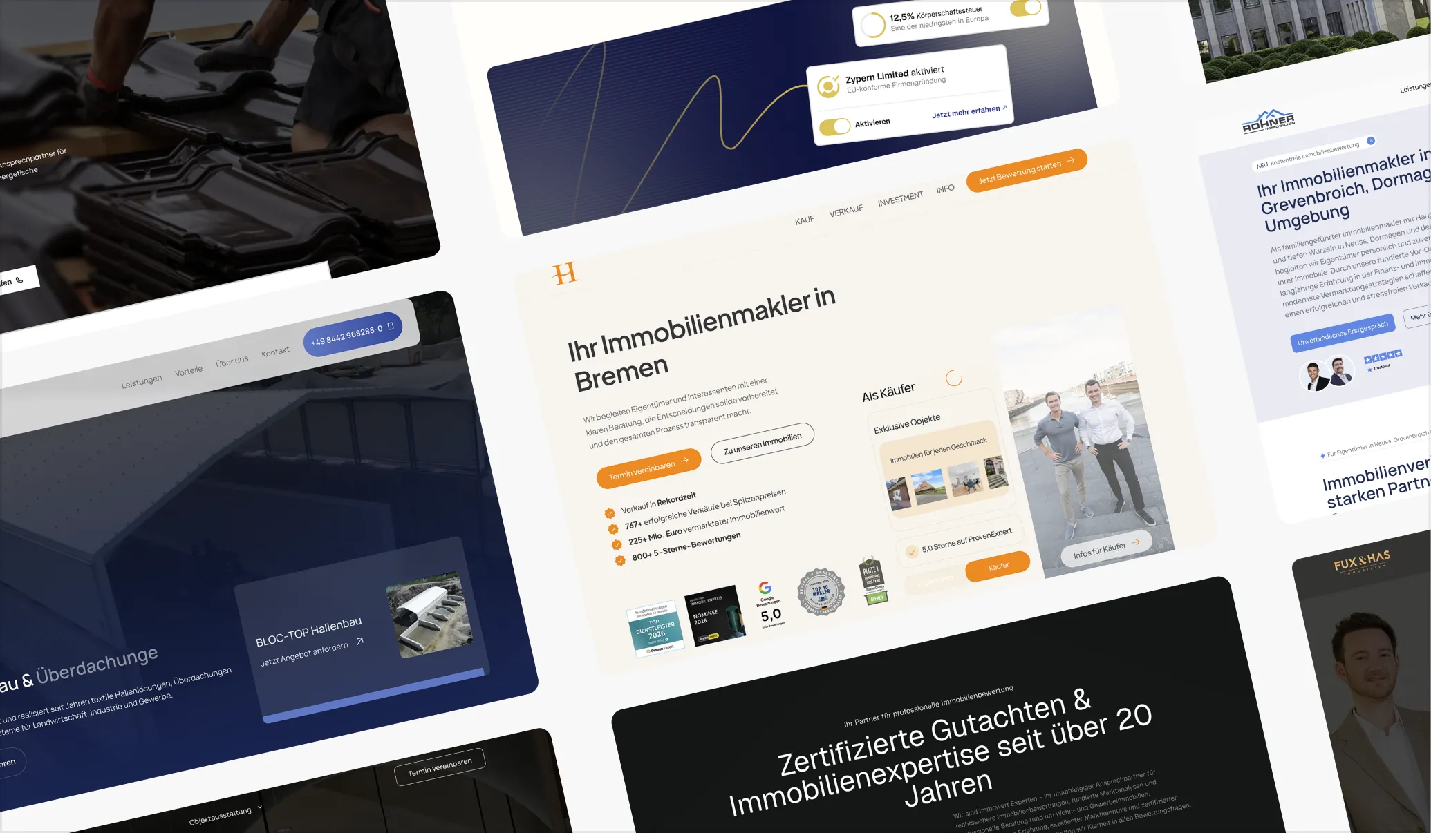 Aufbau eines internen Design- und Entwicklungsteam für Wordpress und Webflow