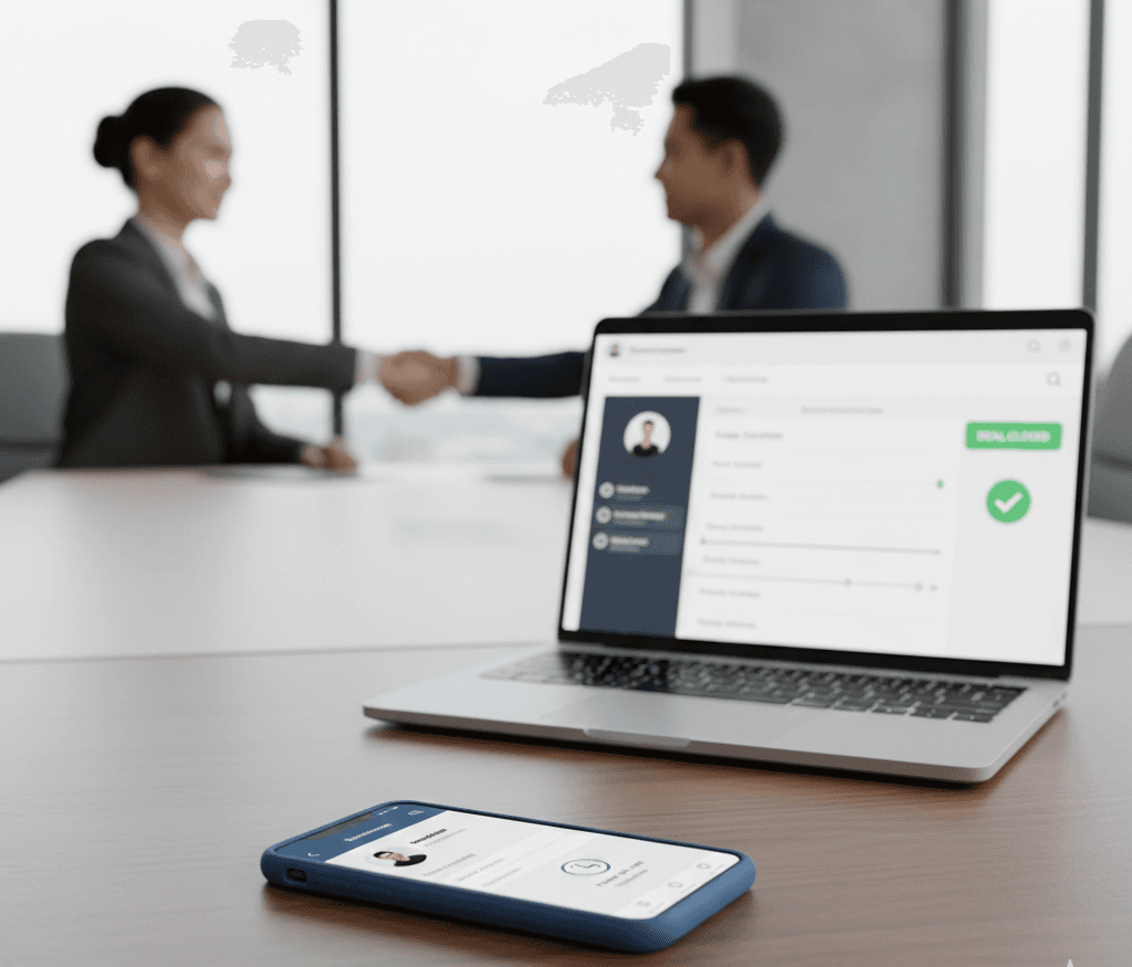 Business card and event lead capture app comparison highlighting support for scanning, digital cards, CRM exports, AI enrichment, and offline capture.