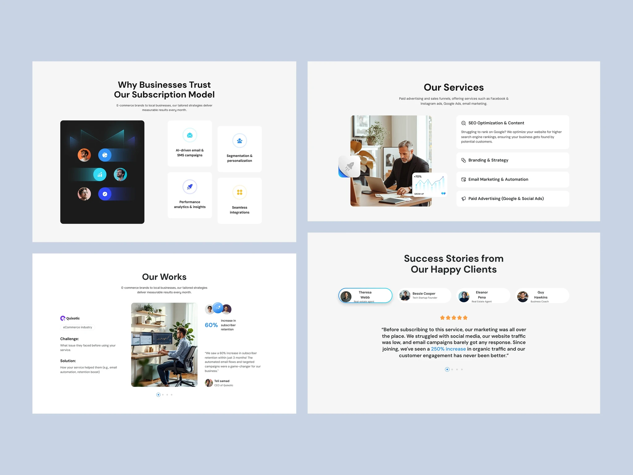 Marketing Agency Website Template