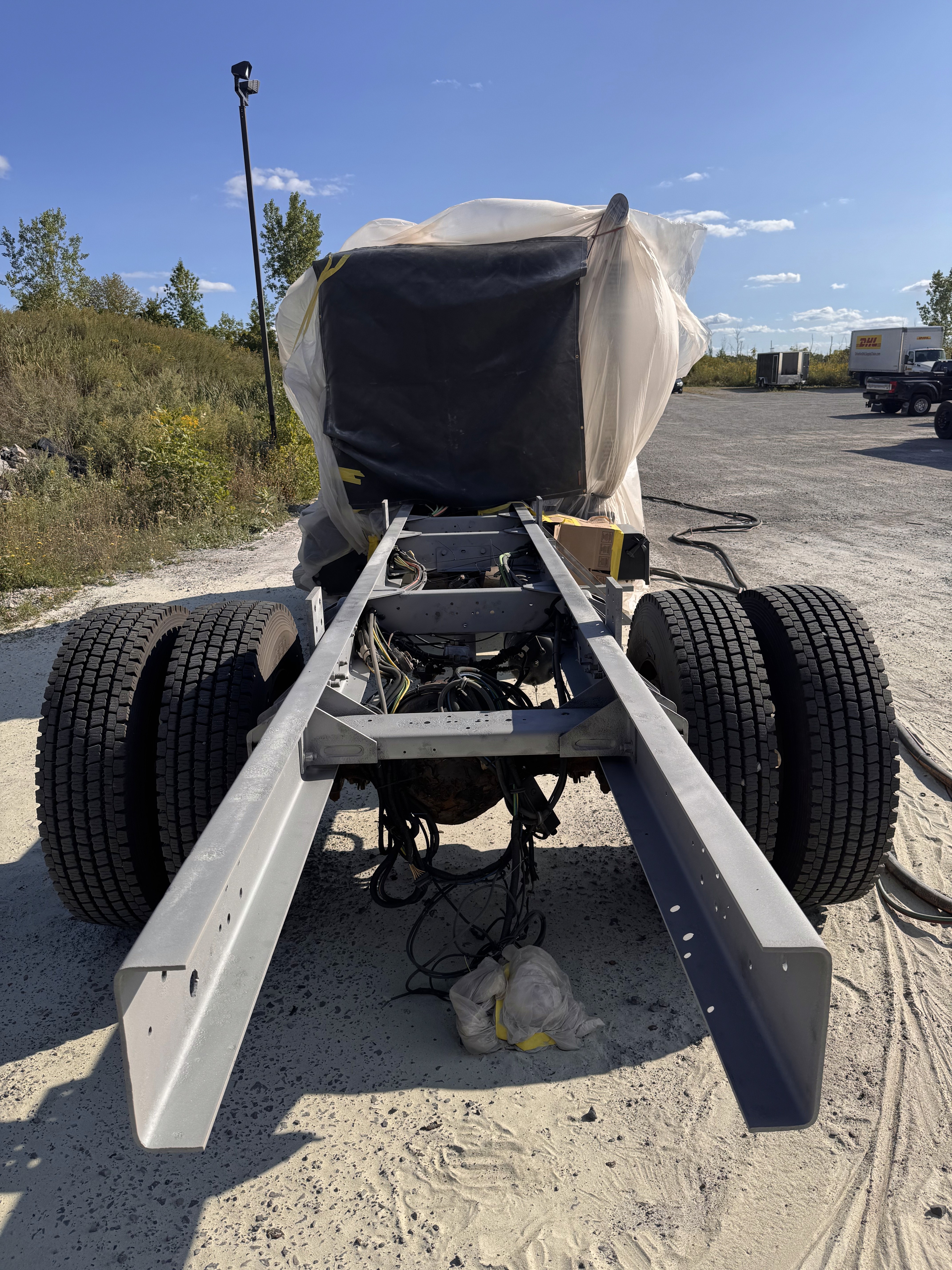Truck & equipment sandblasting by Rochester Sandblasting