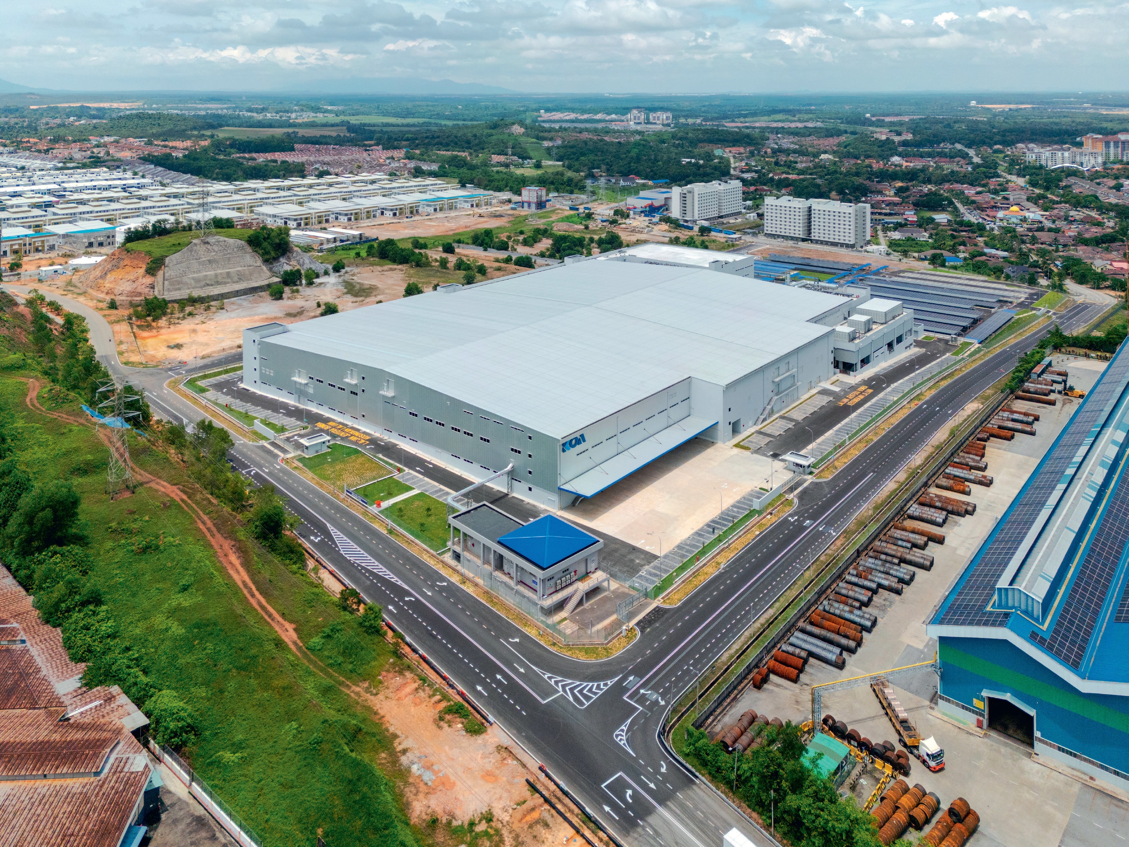 Exterior view of Koa Denko Factory & Office project by Asima Architects