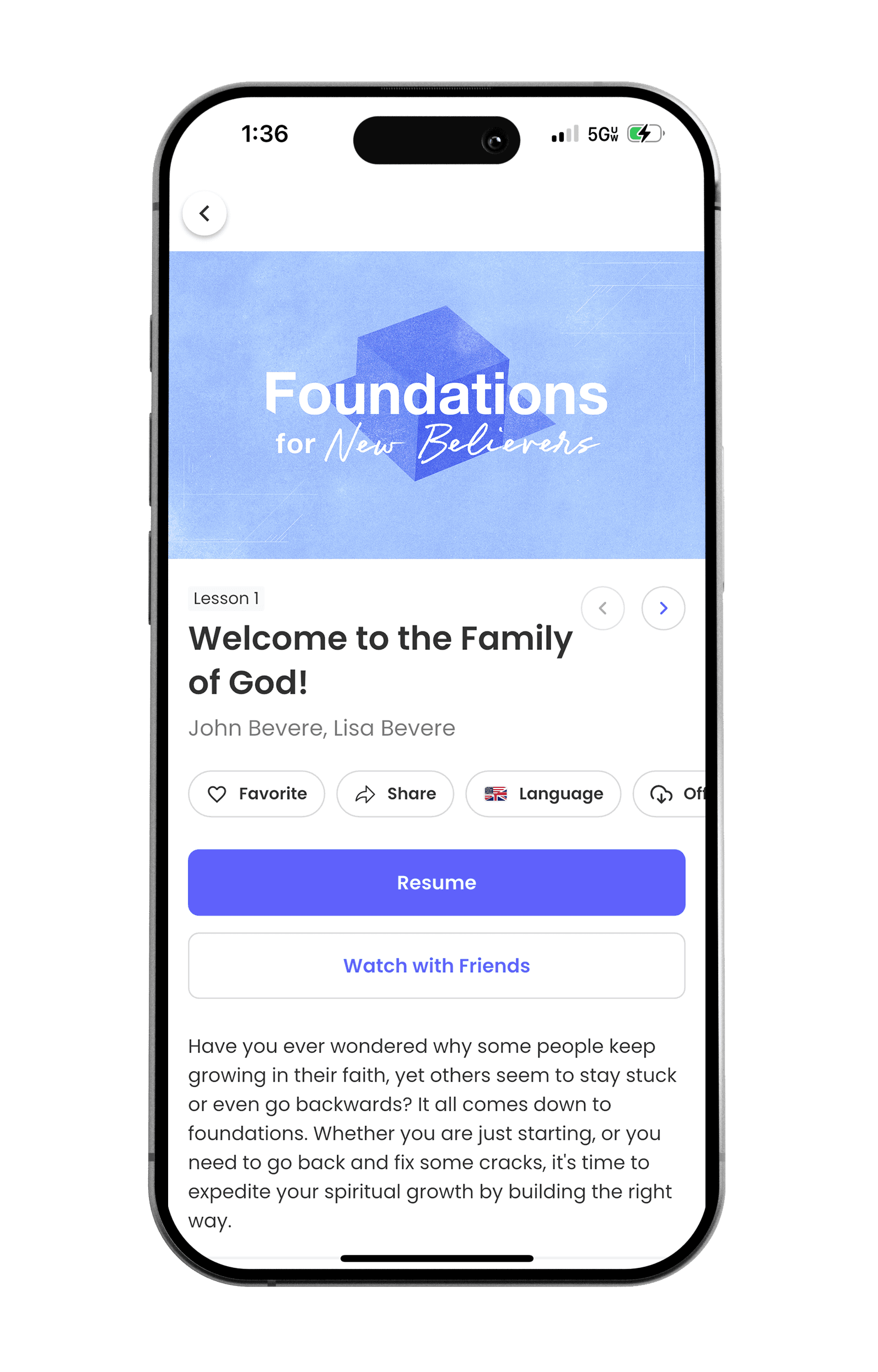 Bible app preview