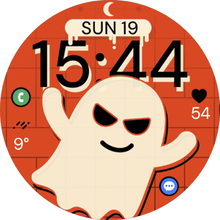 Halloween Watch Face for Wear OS watches