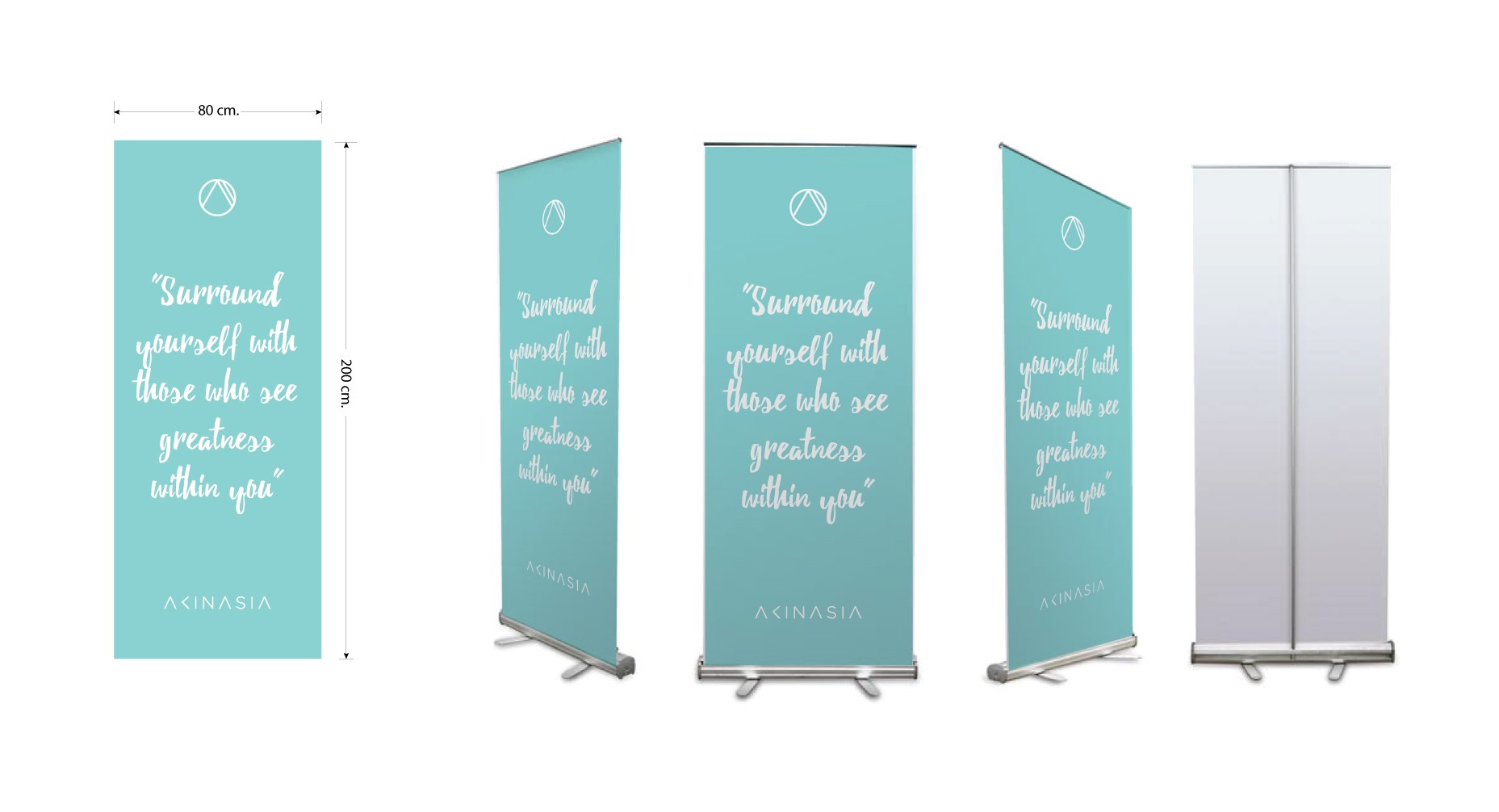 Banners for AKINASIA by Suzaku Productions