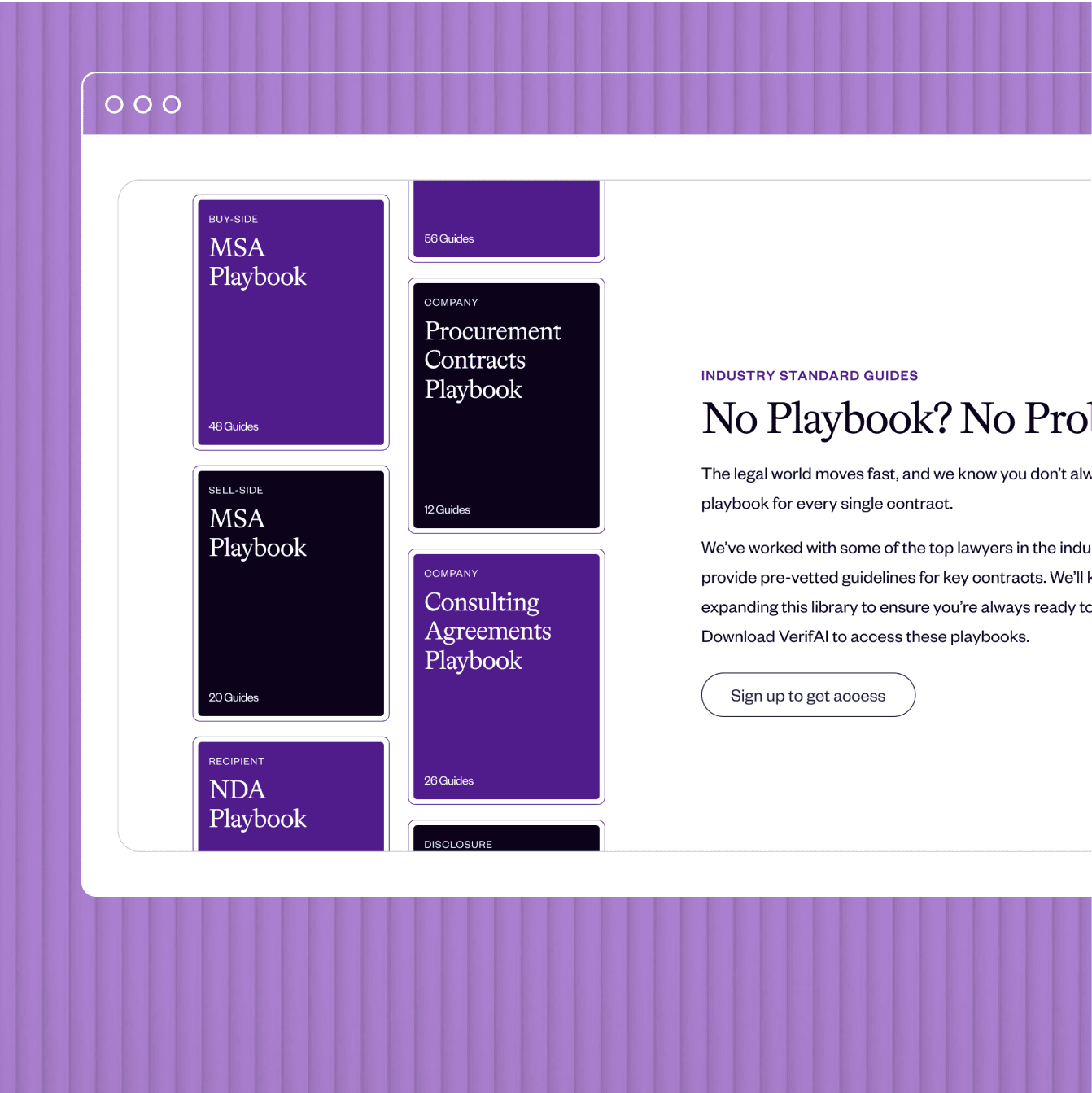 VerifAI website page design